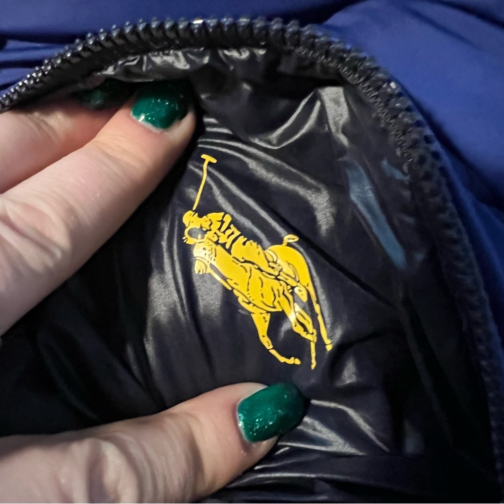 Polo Ralph Lauren Color-Block Packable Performance Water Repel Puffer Jacket - Picture 2 of 9